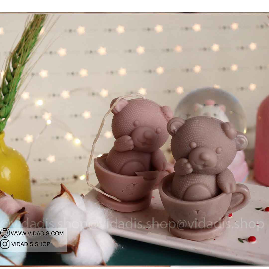 قیمت قالب سیلیکونی خرس فنجونی