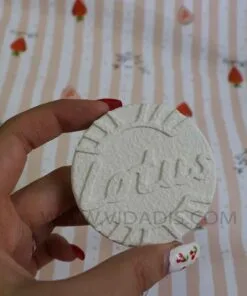 قالب سیلیکونی بیسکوئیت لوتوس گرد