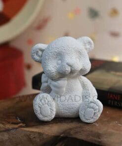 قالب سیلیکونی خرس پاپیونی نشسته