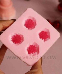 Alternative view of قالب سیلیکونی ست تمشک 4 عددی