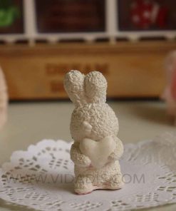 قالب سیلیکونی خرگوش قلبی