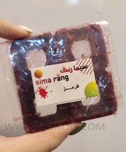 رنگ مکعبی سیما شمع سازی قرمز