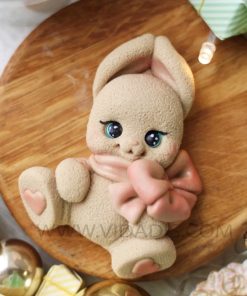 قالب سیلیکونی خرگوش روسی بغل پاپیون