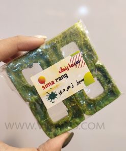 رنگ شمع سبز زمردی