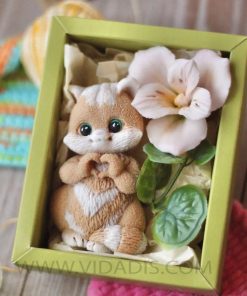 خرید قالب گربه عاشق برای شمعسازی از ویدادیس