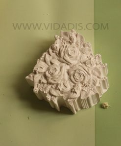 قالب سیلیکونی قلب گل رز