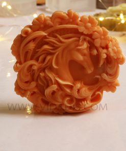 قالب سیلیکونی کتیبه اسب گرد