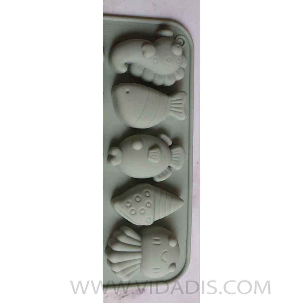 قالب سیلیکونی ورقه ای ست دریایی