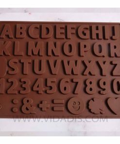 قالب سیلیکونی ورقه ای اعداد و حروف