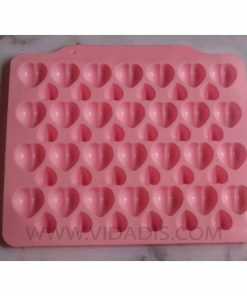 خرید قالب سیلیکونی ورقه ای ست قلب ریز خط دار