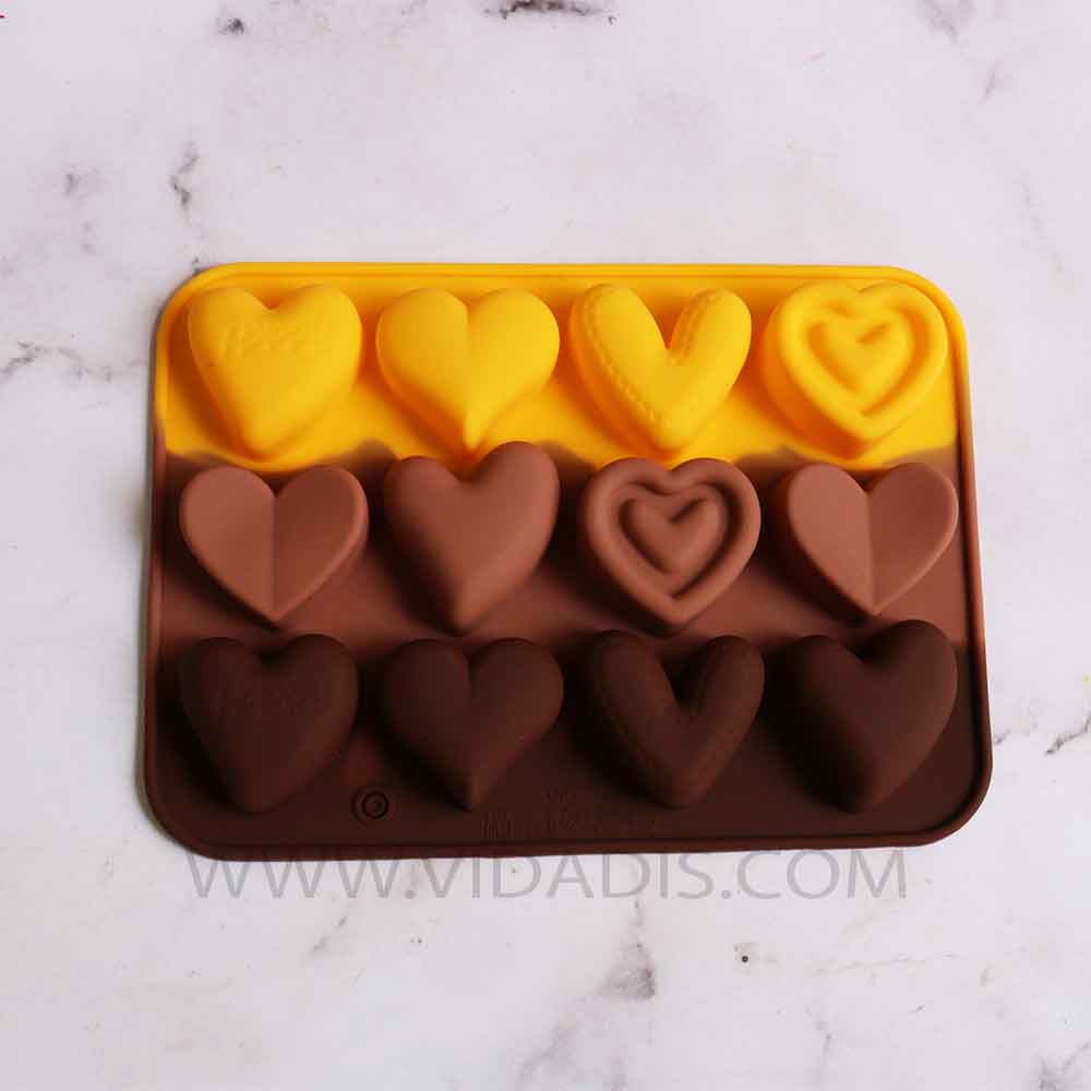 قالب سیلیکونی ورقه ای ست قلب