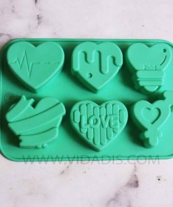 قالب سیلیکونی ورقه ای انواع قلب