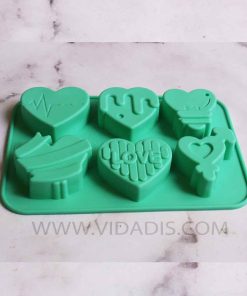 خرید قالب سیلیکونی ورقه ای انواع قلب