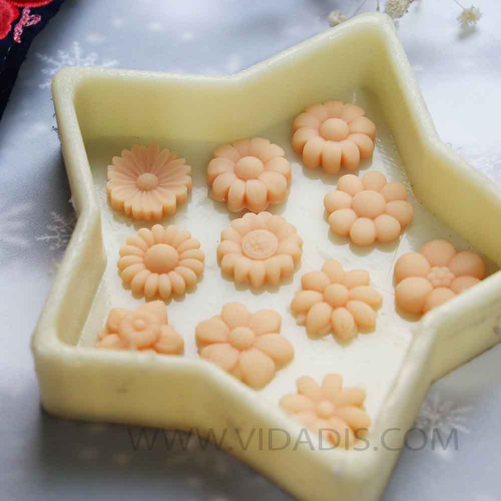 خرید قالب سیلیکونی ست گل های ظریف