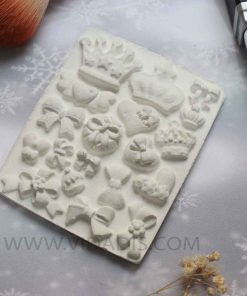 قیمت قالب سیلیکونی ست تاج و پاپیون