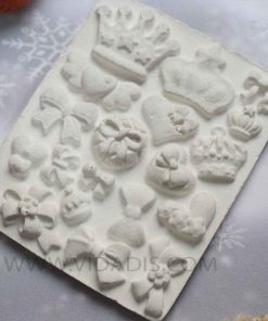 خرید و قیمت قالب سیلیکونی ست تاج و پاپیون