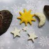 قالب سیلیکونی ست .ماه و خورشید و ستاره