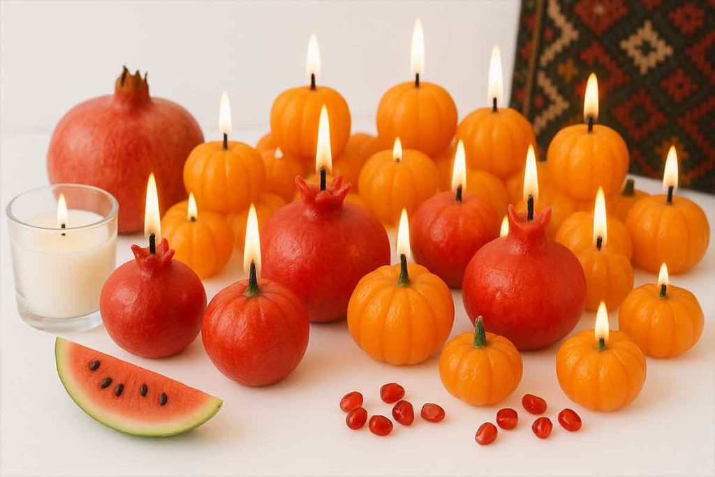 درست کردن شمع یلدایی