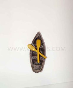 قایق رزینی با پارو شمع تزئینی