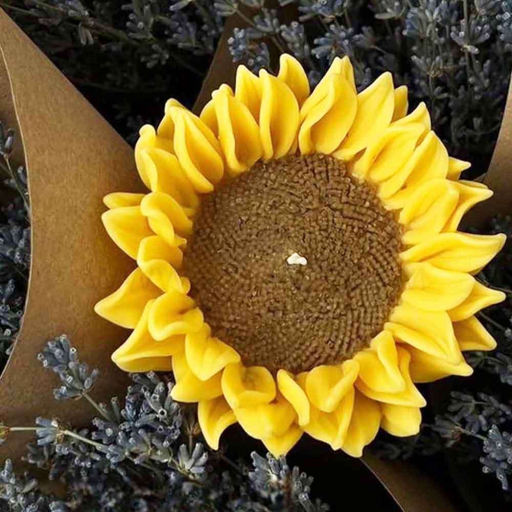 قالب شمع گل آفتابگردون