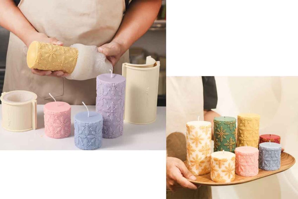 آموزش ساخت شمع با قالب سیلیکونی از مبتدی تا حرفه ای