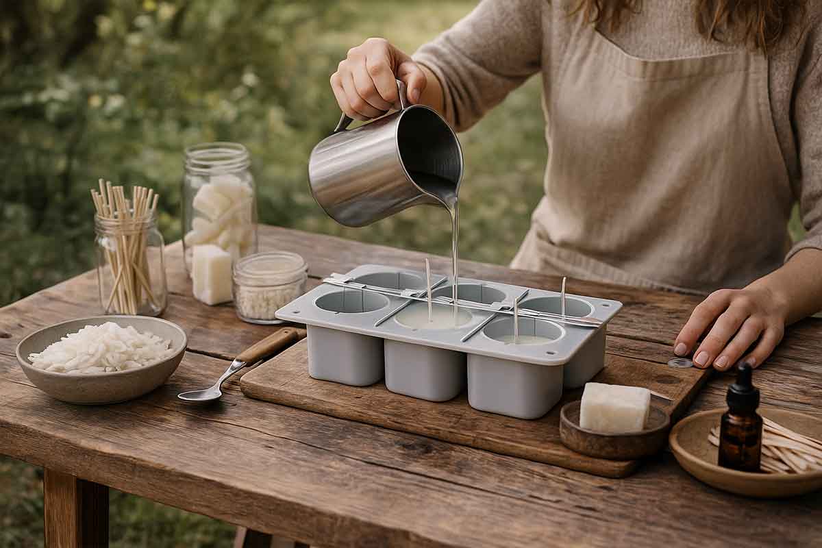 کسب درآمد از شمع سازی در خانه