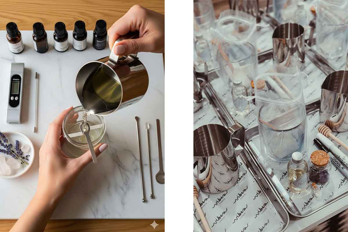 رعایت نکات ایمنی در آموزش شمع سازی برای فروش و کسب درآمد