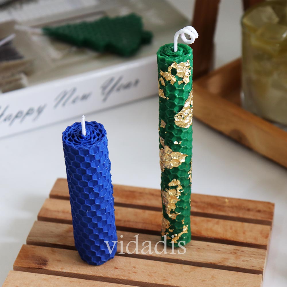 آموزش ساخت انواع شمع با ورق موم عسل در کلاس شمع سازی در شرق تهران