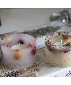 آموزش ساخت جاشمعی در کلاس شمع سازی حضوری ویدادیس