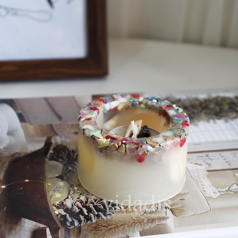 آموزش شمع با قالب سیلیکونی بدون حباب و سفیدک در کلاس حضوری شمع سازی در تهران